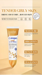 SADOER Collagen Hand Cream Hands Skin Friming skincare Moisturizing Brightening Hydrating Hands Creams Hand Skin Care Products
