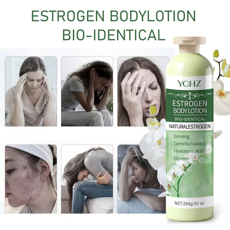 Women's Mood Care Cream, Female Estrogen Cream, Body Care Cream, Body Harmony, Alcohol-Free, Pleasant Fragrance, Suitable for All Skin Types, Made with Natural Ingredients