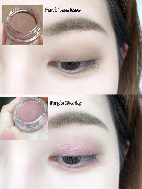 Matte Purple Peach Pink Eyeshadow Cream Blush Face Contour Waterproof Lasting Concealer Nude Brown Eyeshadow Primer Base Makeup