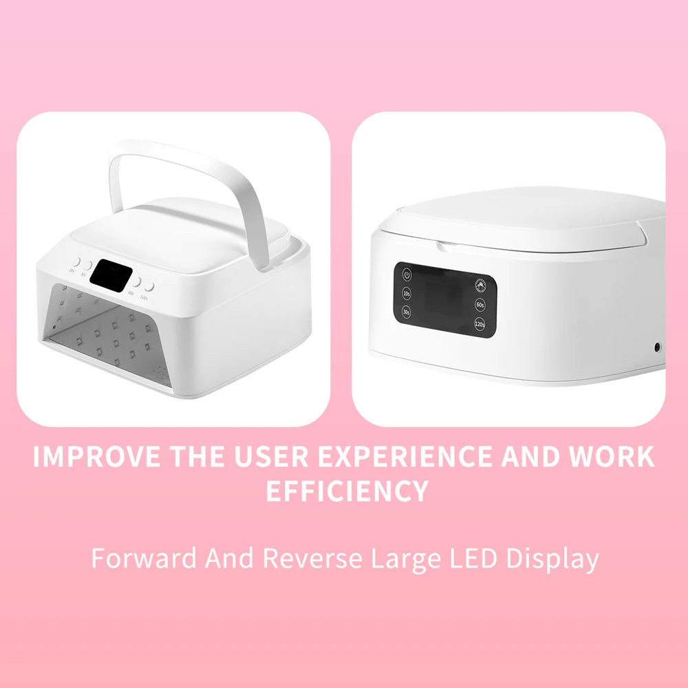 71 LEDs UV Nail Lamp Large Space Nail Dryer with Hand Pillow Smart Sensor 72 W Professional UV Lamp For Nails Manicure Pedicure