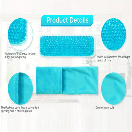 Reusable Cooling Gel Bead Ice Pack – Soothes & Comforts, Includes Washable Sleeve, Ideal for Postpartum Recovery & Daily Care