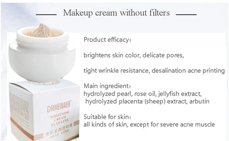 Original Lady Face Whitening Cream For Dark Skin Spots Scar Snow White Cream Day Night Face Cream For Skin Whitening Korean Skin