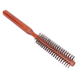 Round Styling Hair Brush Curling Roller Hairbrush Small Wood Brush Unisex for Blow Drying Home Use Curling Brush
