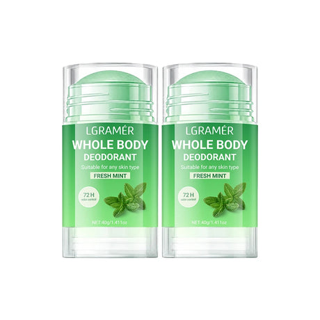 Mint Fragrance Underarm Antiperspirant Deodorant Stick Portable Body Odor Remover Lasting Armpit Anti Sweaty Stick For Women Men