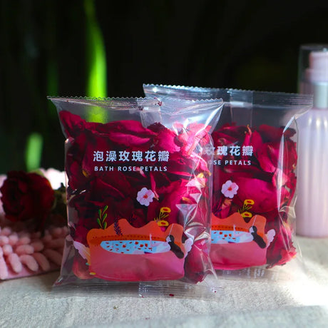 100/250/500g Pure Natural Rose Petal Bath Real Flower Bath Foot Bath Hot Spring Homestay Milk Bubble Bath Foot Bath Health Bath