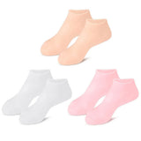 1Pair Silicone Moisturizing Socks Anti Cracking Silicone Exfoliating Socks Anti-Slip Foot Care Tools