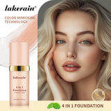4 In 1 Foundation Long-wearing Moisturizing Waterproof Concealer Even Skin Tone SPF 30 Liquid Hydrating Full Coverage Concealer