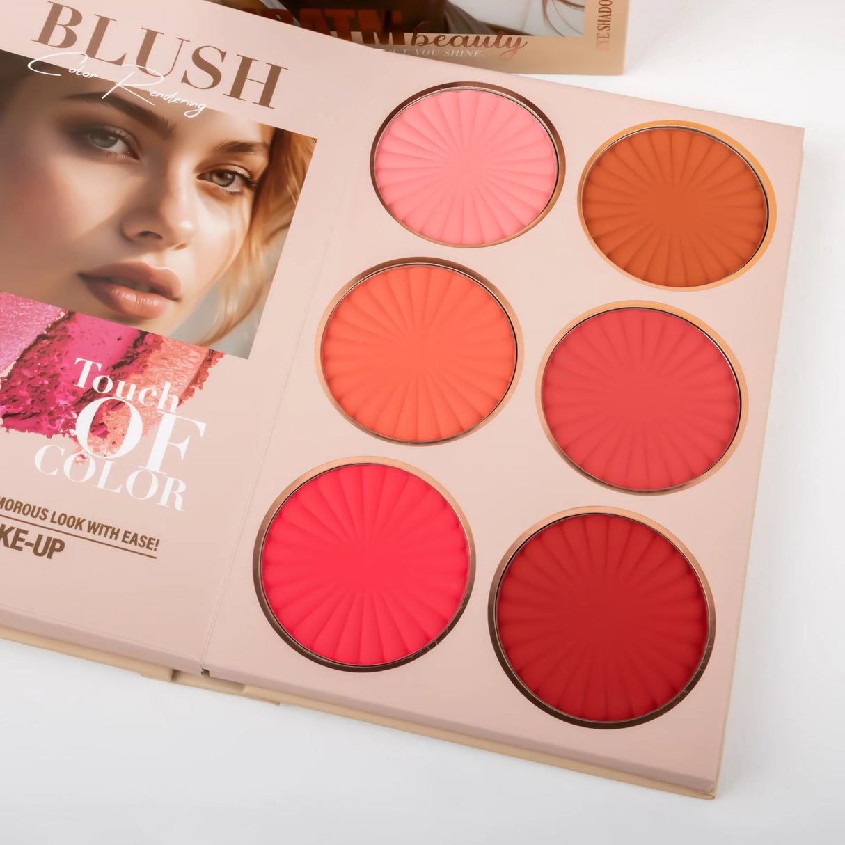 Eye Shadow Palette Five-page Flipbook Matte Pearlescent Lasting Non-smudge Multi-function Blush Contouring Highlighter Makeup