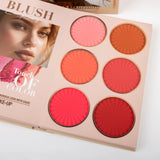 Eye Shadow Palette Five-page Flipbook Matte Pearlescent Lasting Non-smudge Multi-function Blush Contouring Highlighter Makeup