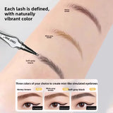 Natural Hair-Like Strokes Eyebrow Pen COAST BABY 2 Forks Tip Waterproof Long Lasting Smudge Proof Brow Pen