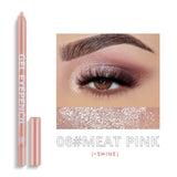 12 Colors Shine Pearlescent Eyeliner Pencil Waterproof Lasting Matte White Black Brown Smooth and Easy To Color Eyeliner Gel Pen