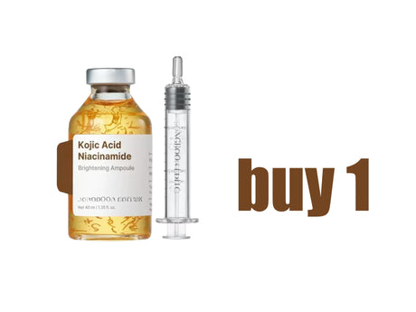 2026 Kojic Acid Niacinamide Brightening Ampoule Lighten Spots Fade Fine Lines Increasing Elasticity Smooth Soften Skin Care 1PCS