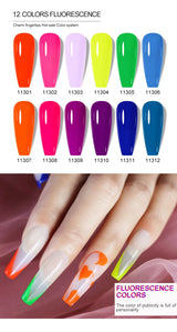 Clou Beaute Gel Color Hema TPO Free 15ml Gel Nail Varnish Soak Off UV Gel Polish Nail Art Manicure Lacquer Nail Art Jelly Gel