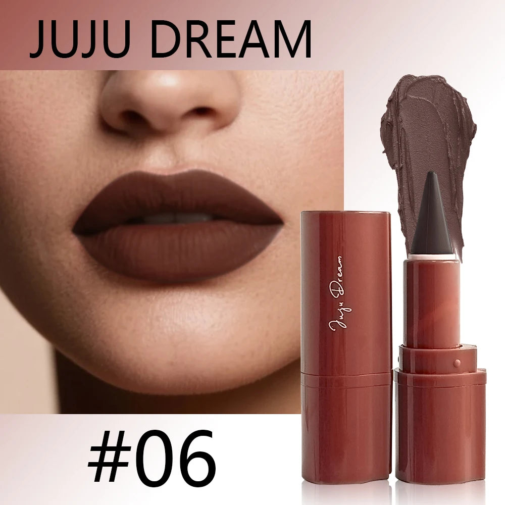 JUJU Dream Matte Velvet Gradient Lip Liner - Smooth Application For Elegant Lips, Long-Lasting Lip Pencil, Lip Lipstick Makeup