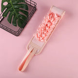 1pc Exfoliating Back Scrubber, Double Sided Exfoliating Cloth With Strap, Long Body Scrub Sponge Shower Loofah With Handle