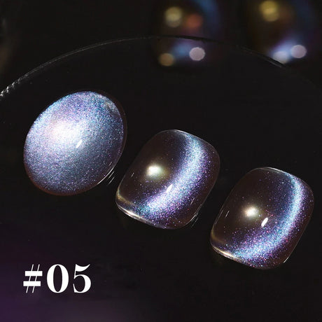 1-6PCS 12ML Human Fantasy Cat Eye Gel Nail Polish Ice Clear High-end Glass Bead Semi-permanent Gel Nail Polish Nail Art Supplies