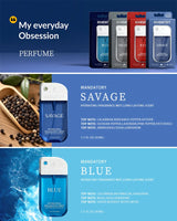 BODY & HAIR FRAGRANGE MIST For Men, 8 Differect Scent Perfume Spray, Long-Lasting Fragrance, Perfect For Dates, Parties & Gift,
