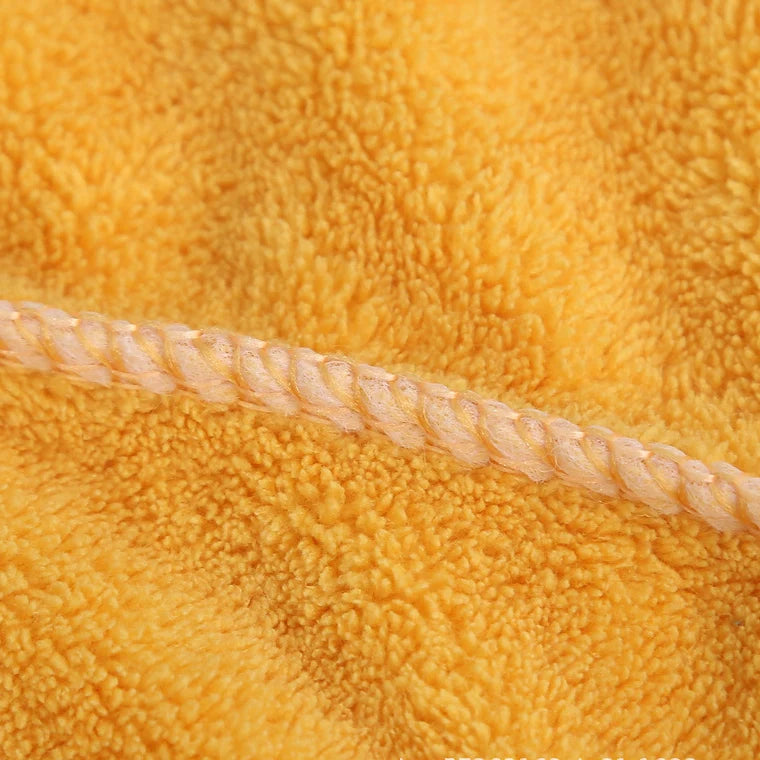 1Pc Embroidery Style Hair Drying Cap, Coral Fleece Thickened Hair Towel for Bathroom, Women's Absorbent Quick Drying Shower Cap,