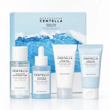 Centella Hyalu-Cica and Poremizing Travel Kit,Toner, Ampoule Serum,Face Moisturizer Cream and Night Sleeping Pack Mini 4pcs Set