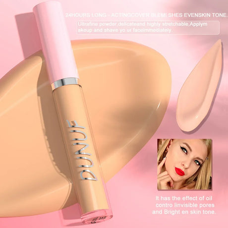Waterproof Liquid Concealer Stick Foundation & Moisturizer Orange & Green Color Correcting Covers Acne Dark Circles & Contours