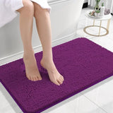 Bathroom Rugs 30x20, Extra Soft Absorbent Chenille Bath Rugs, Rubber Backing Quick Dry, Machine Washable Bath Mats for Bathroom