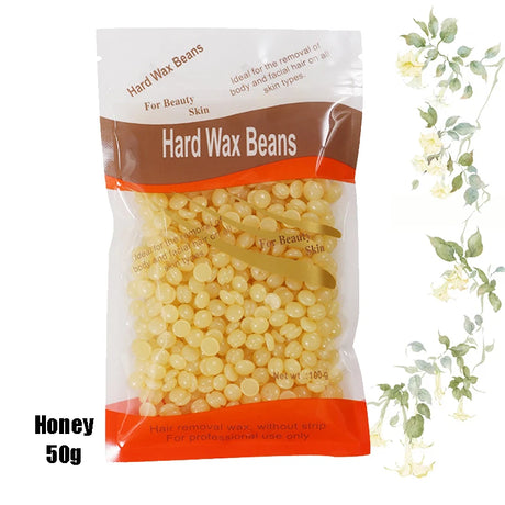 1000g/400g/50g Hot Wax Hair Removal Depilatory Waxing Wax Beads For Wax Heater Painless for Body Hairs Removal Beans
