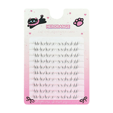 6-7mm ACE Dense Cat Korean Lower Eyelashes Air Fairy Fake Eyelash Segmented Natural Under Lashes Extension Manga Eye Makeup Tool