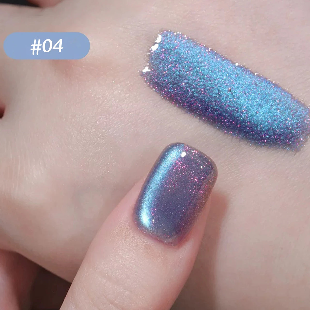 1-6PCS 12ML Human Fantasy Cat Eye Gel Nail Polish Ice Clear High-end Glass Bead Semi-permanent Gel Nail Polish Nail Art Supplies