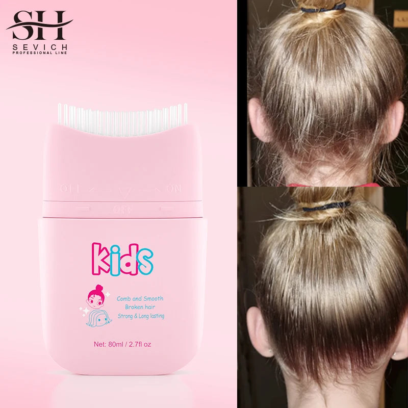 Sevich Broken Hair Finishing Cream Children Edge Control Wax Anti Frizz Hair Pomade Gel for Little Girl Non-Greasy Styling Cream