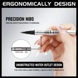 Natural Look Eyebrow Pencil Waterproof Sweat Proof Double Ended 2 in 1 Long Lasting Brow Definition Fill Shape