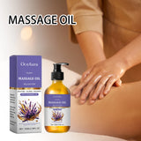 Lavender Essential Oil Moisturizing Body Skin Smoothing Soft Stress Relief Muscle Sore Help Sleep Spa Relaxing Massage Oil