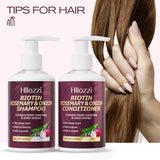 Biotin Rosemary & Onion Hair Care Set – Shampoo + Conditioner, Strengthen & Nourish, 2pcs/Set