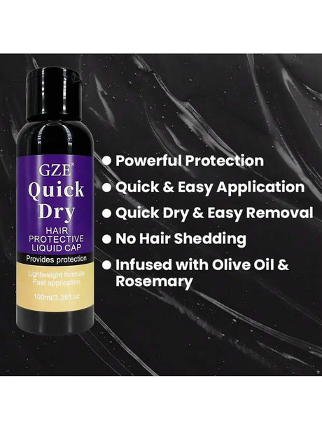 GZE Hair Protective Covering Weave Glue Liquid Protective Shield Quick Weave Protector Leave in Conditioner
