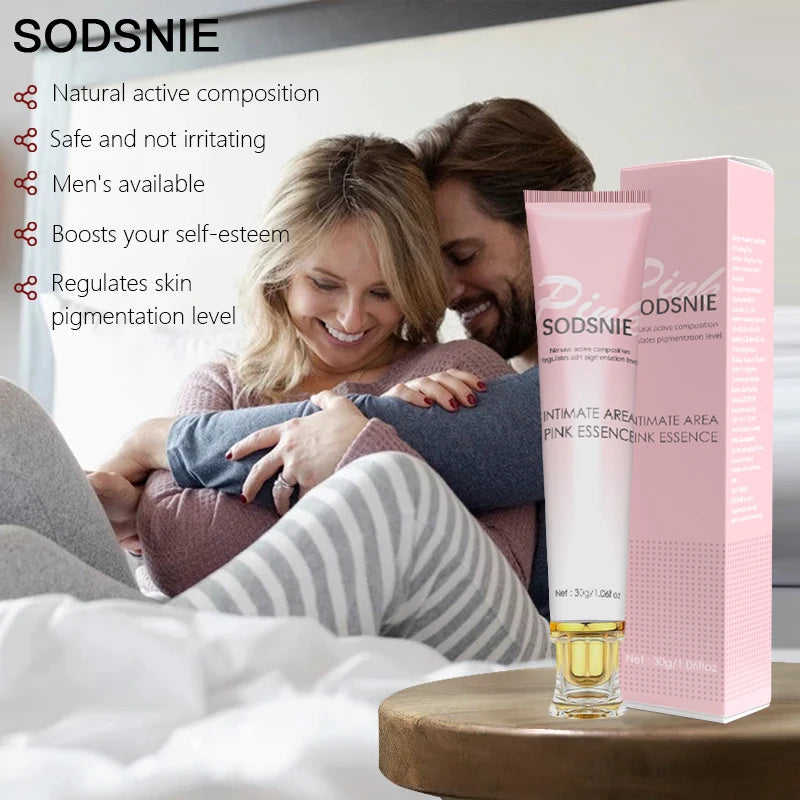 Body Whitening Cream Private Parts Bleach Arm Knees Lip Dark Skin Brighten Melanin Intimate Area Pink Essence Moisturizing Care