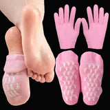 Reusable Silicone Moisturizing Mask Socks Exfoliating Anti Crack Protective Gloves Dry Dead Skin Remover Tools Hand Foot Care