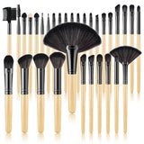 32Pc Makeup Brush Set Cosmetic Tools for Powder Eye Shadow Foundation Blush Blending Beauty Makeup Brush Kit for Makeup Starters