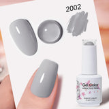 Clou Beaute Grey Color Nail Gel Polish Full Coverage Nail Polish Dark Red Gel Lacquer Varnish Vernis Semi Permanent Nail Art