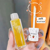 Peach Milk Lip Oil, Bee Lip Balm, Moisturizing Lip Balm, Soothing and Hydrating Lip Oil, Easily Repairs Dry, Cracked Lips