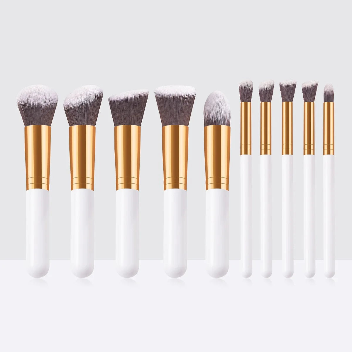 10pcs Set Makeup Brushes Tool Set Cosmetic Powder Eye Shadow Foundation Blush Blending Beauty Maquiagem Beauty Kit for Party