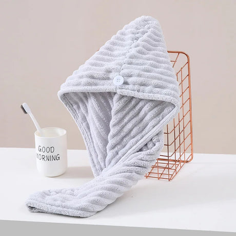 1/3/4 Pcs Quick-Drying Microfiber Hair Drying Cap Absorbent Soft Anti-Frizz Hair Towel Wrap for Women Home Bathroom Daily Use