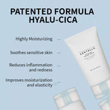 Korean Centella Hyalu-Cica Moisture Cream and Facial Hyalu Cica Water-Fit Sun Serum SPF50 Sunscream Protection Skincare Product