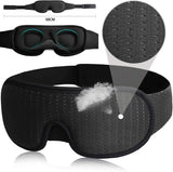 3D Contour Sleep Eye Mask Suitable for Side Sleepers -100% Blackout Soft and Stress Free - Suitable for Travel Napping Yoga