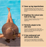 100ml Leg Makeup Long-lasting Waterproof And Anti-Transfer Concealer Even Skin Tone Wheat Tan Brown Liquid Foundation