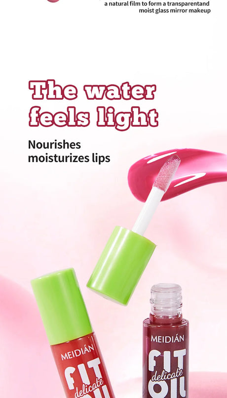 6Pcs Lip Oil Gloss Set, Hydrating High-Shine Non-Sticky Lip Gloss, Moisturizing Clear Pink Red Tint, Travel Makeup Gift