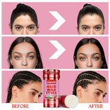 WOZUTUNT 75g Wax Stick with Styling Comb for Natural Hair and Wig Long-Lasting Hold Solid Wax Cream Multi-Functional Hair Pomade