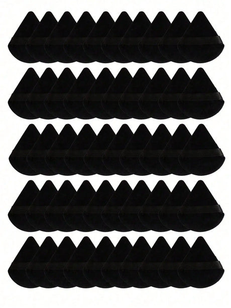 50/40/30/20/10/5 Triangular Velvet Puffs, Reusable Puffs, Face and Eye Makeup Puffs, Foundation Make-up Powder Makeup Tools
