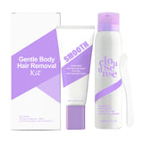 Body Hair Removal Cream Spray Aloe Vera Moisturizing Skin Soothing Hair Growth Inhibitor Shea Butter Hair Removal Mousse 140ml