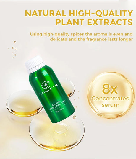 NAMSTE 500ml luxury Essential Oils Pure Natural for Diffuser humidifier Aromatherapy Jasmine Orchid Aroma Oil perfume spray
