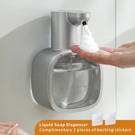 New Wall Mounted Automatic Soap Dispenser Foam Smart Hand Washing Machine 500ml Liquid Rechargeable Bathroom Induction Sensor