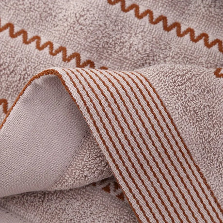 1/2/3PCS Bathroom Cotton Towel Sets Household Towels Wave Bath Hand Face Towels Soft Absorbent Towels Christmas Gift Towels Set